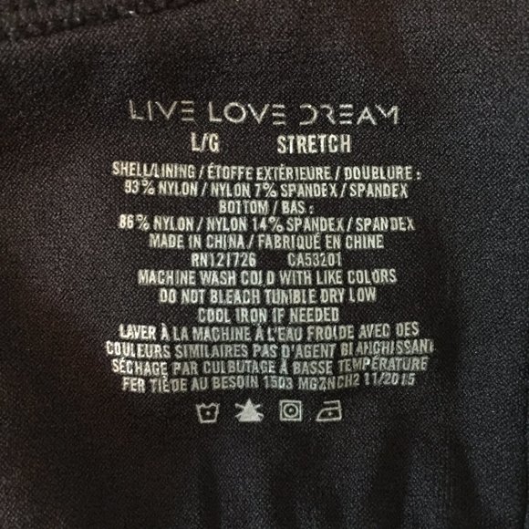 ❤️4/$20 Live Love Dream bralette sz L - Picture 4 of 4